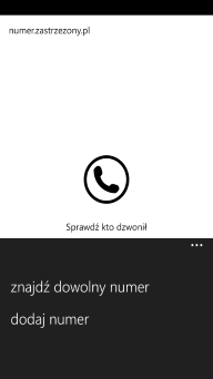 Sprawdź czyj to numer